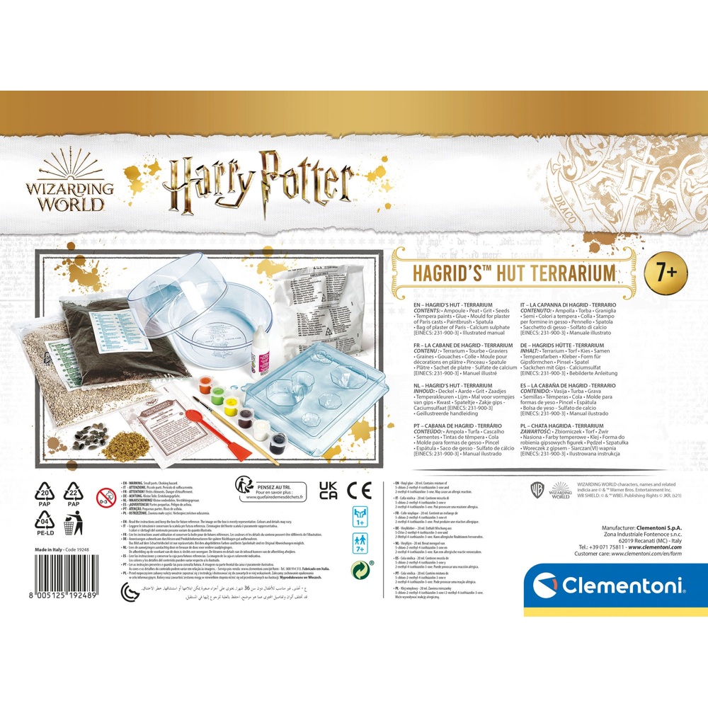 Clementoni Harry Potter Zauberwelt Hagrids Hütte Terrarium