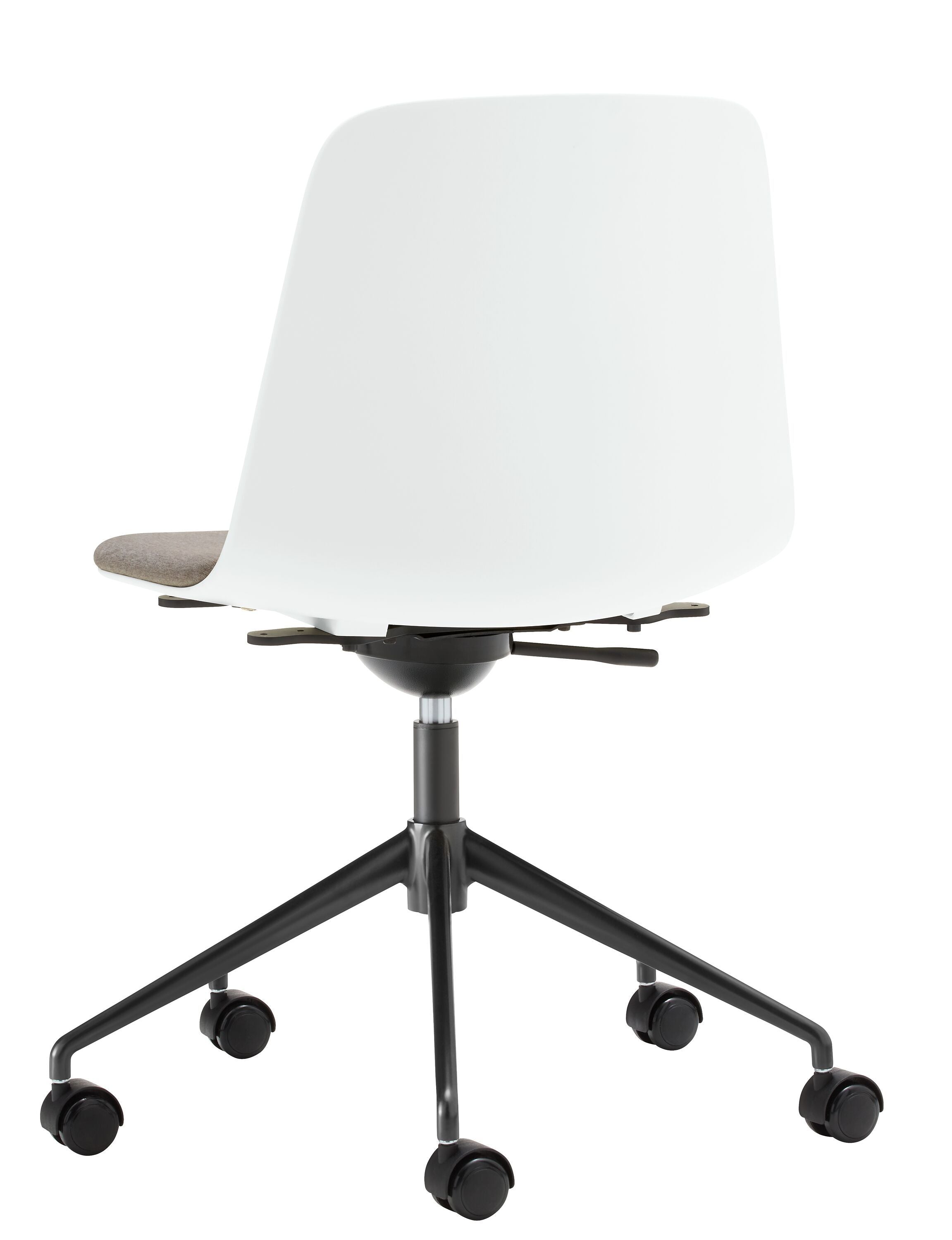 MUSK Bürostuhl - Weiss / B: 65.5 cm x T: 65.5 cm x H: 84.5 cm