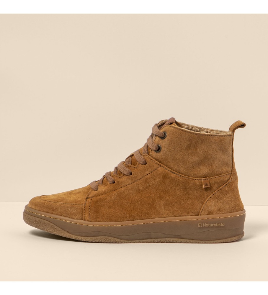 Botas de couro Naturalist N5843 Marrom Geo