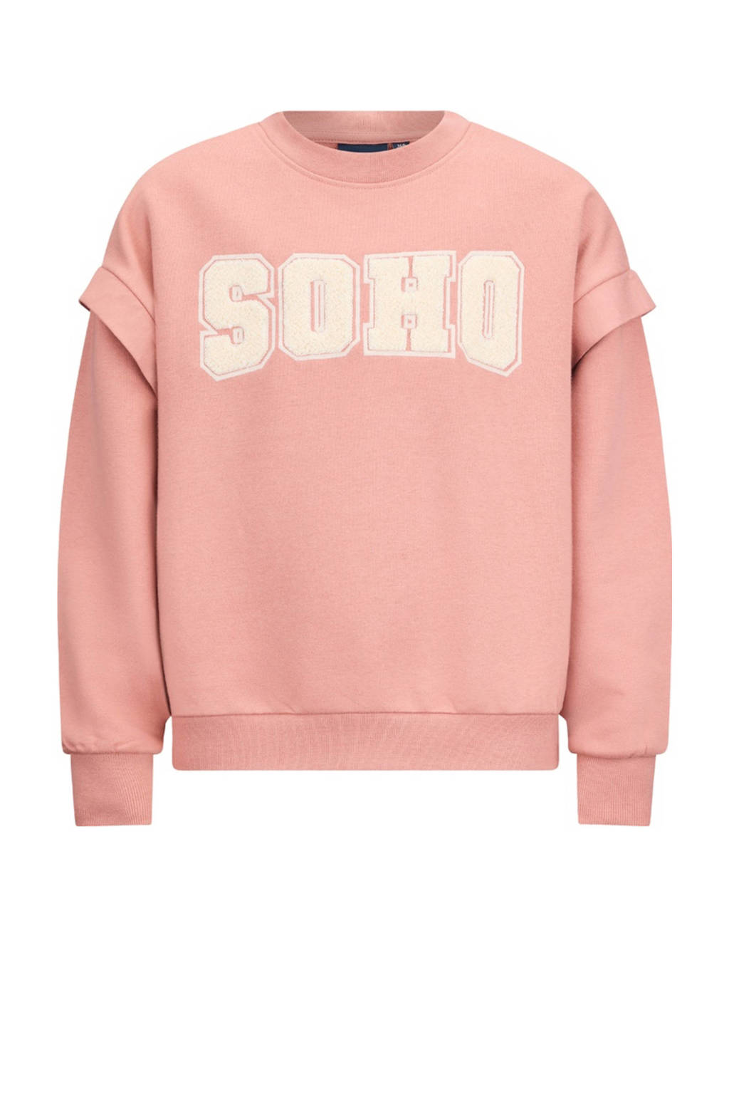 Retour Jeans sweater Abadou met tekst roze