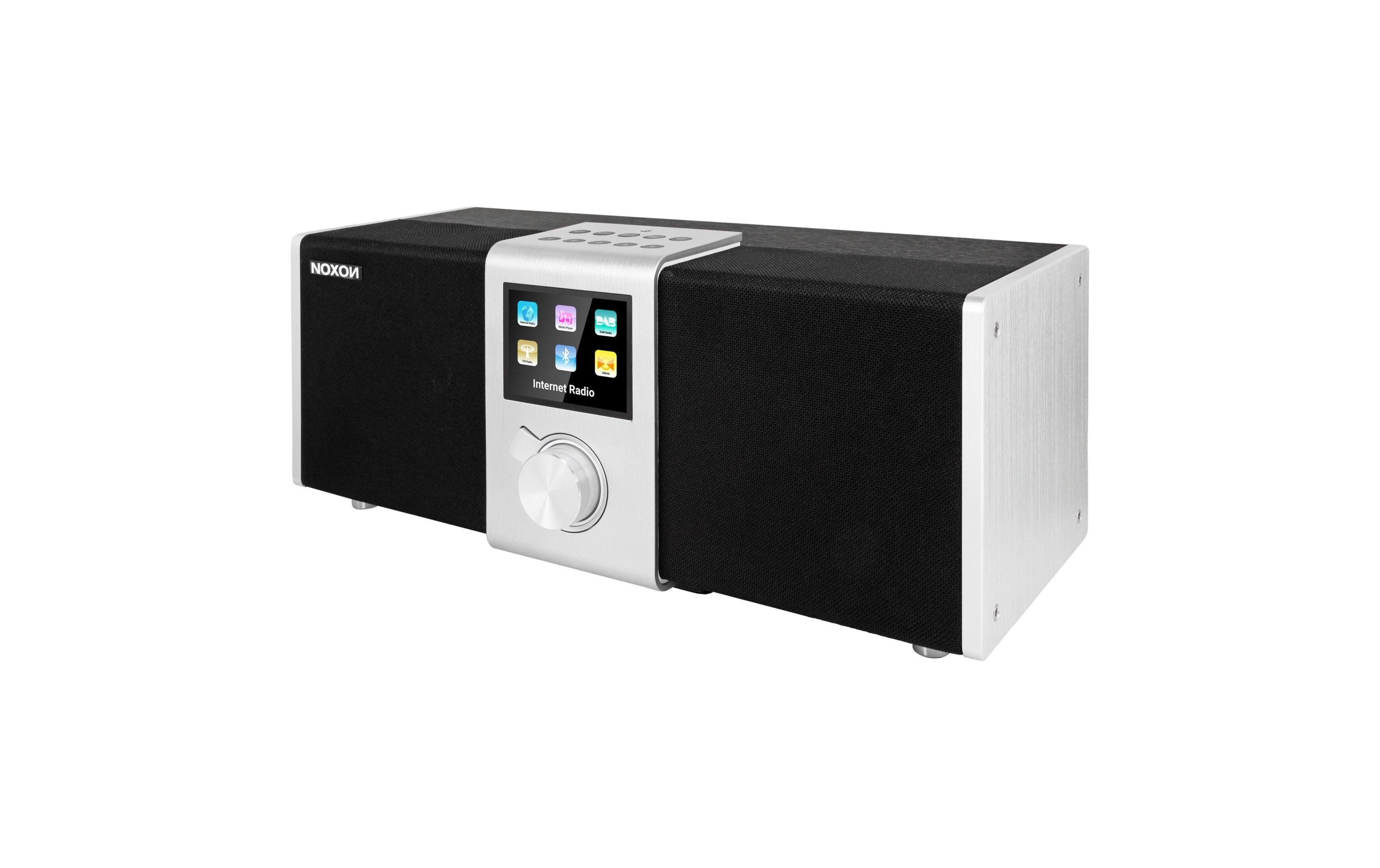 DAB+ Radio Nova 2 Schwarz/Silber<br>Hochwertiges Audiocenter