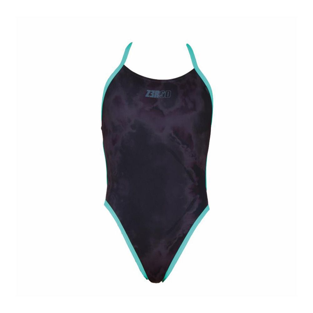 Z3rod 1P - Maillot de bain 1 pièce Femme dark shadows tie & dye