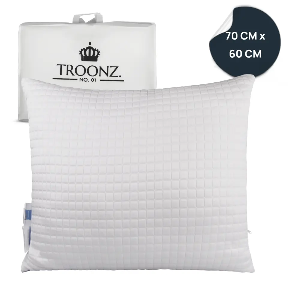 Troonz Hoofdkussen One - Verkoelend, Afmeting 60 x 70 cm