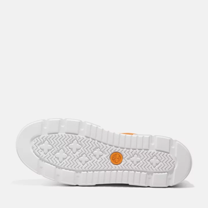 Basket basse à lacets pour femme en jaune