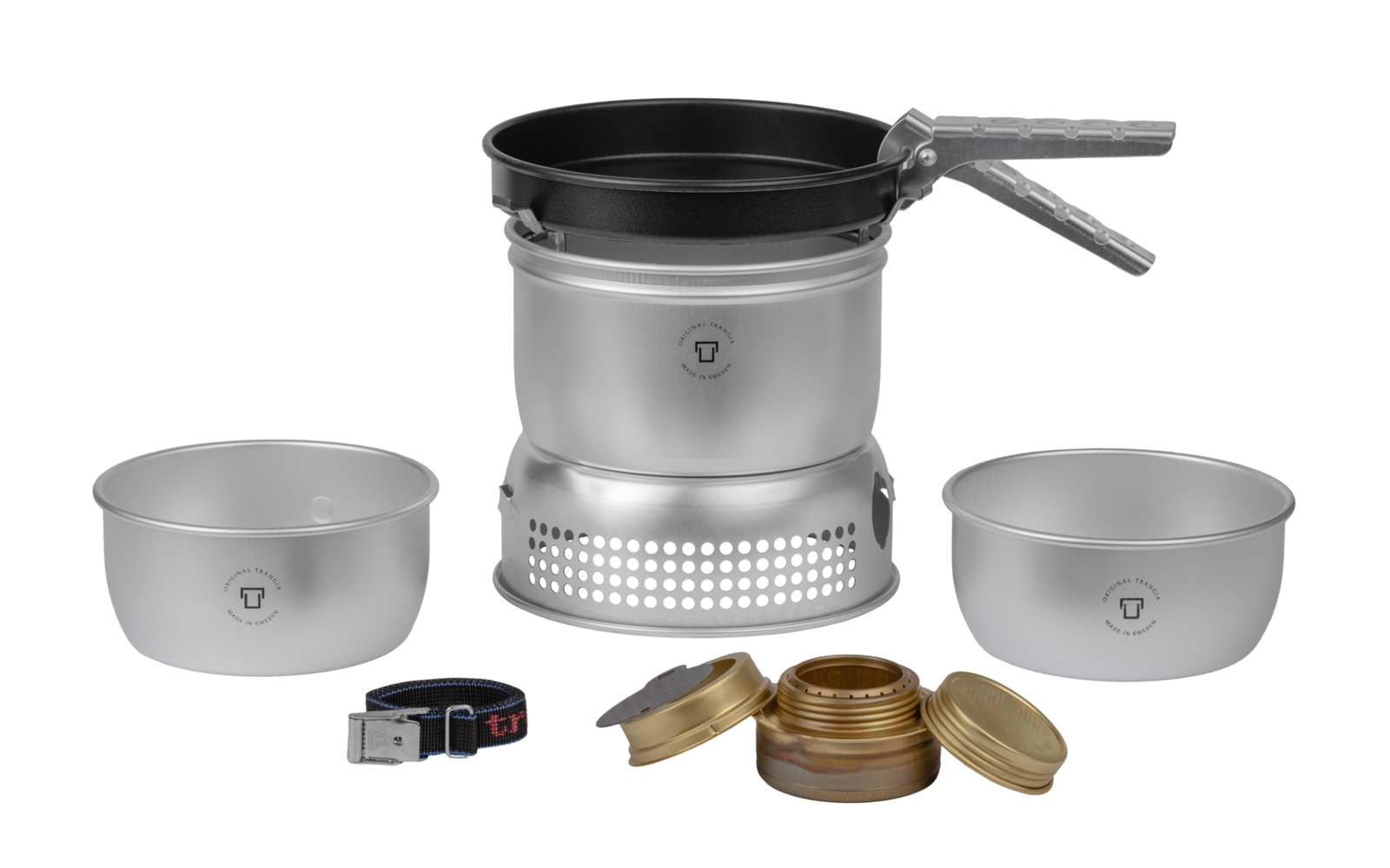 Trangia Trangiakök 27-9 UL / HA Campingkochset 3- teilig mit Spiritusbrenner Set 1 grau
