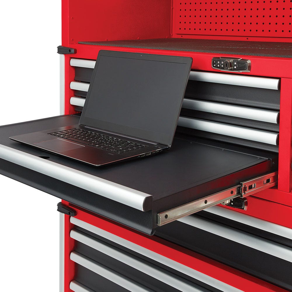 Baú de armazenamento de aço MILWAUKEE de 56 polegadas com alta capacidade 48228554