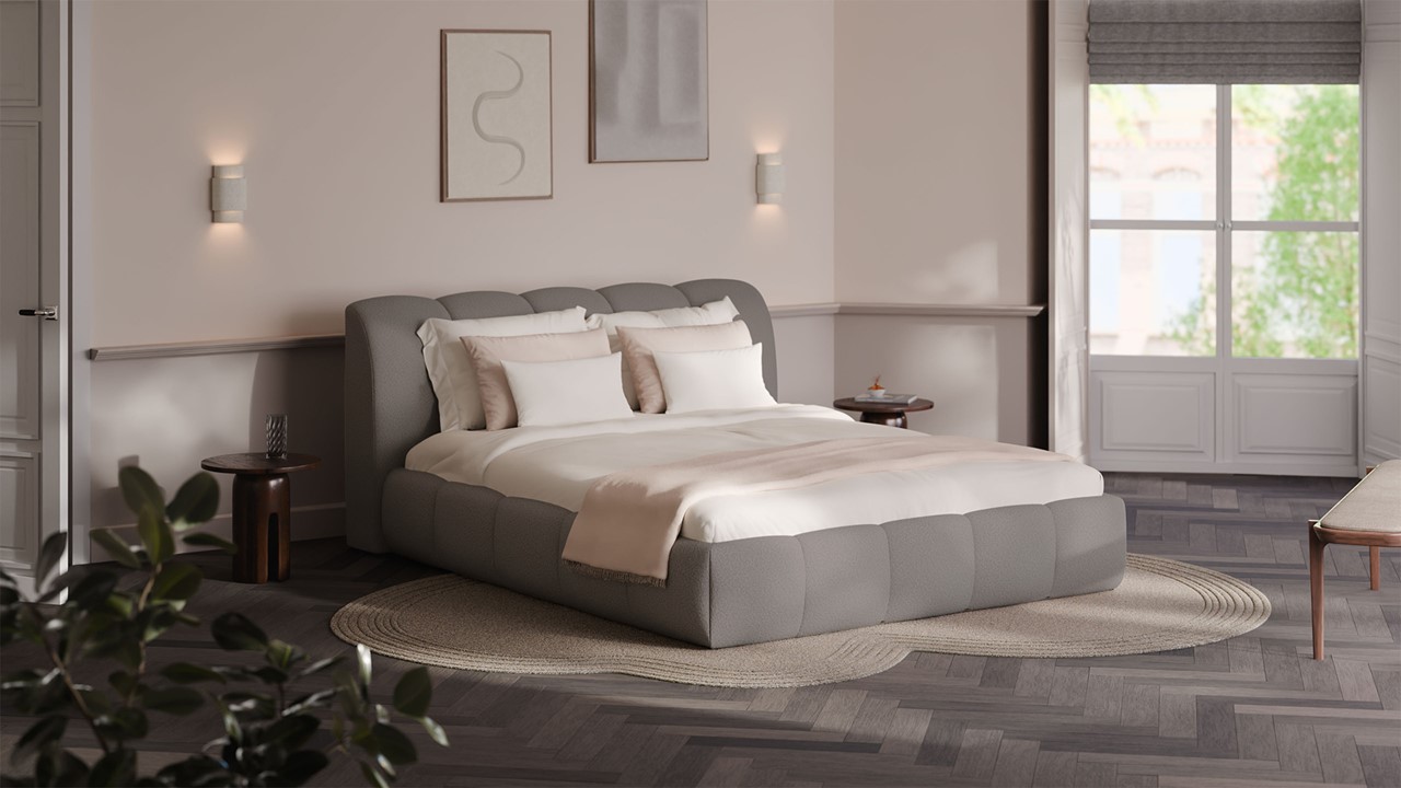 Bed Dune - Warm wool grey