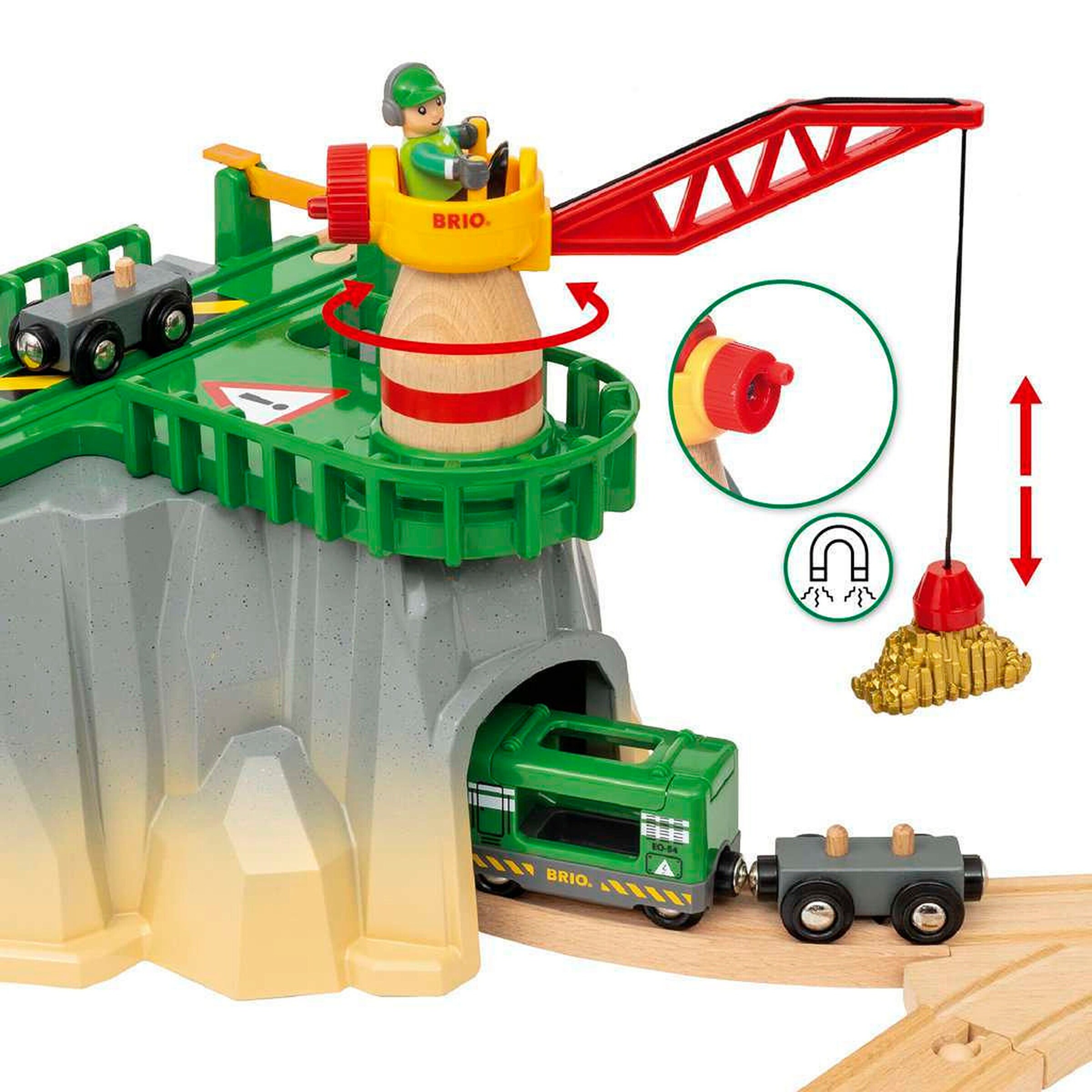 BRIO Gebirgs-Frachten Set Deluxe