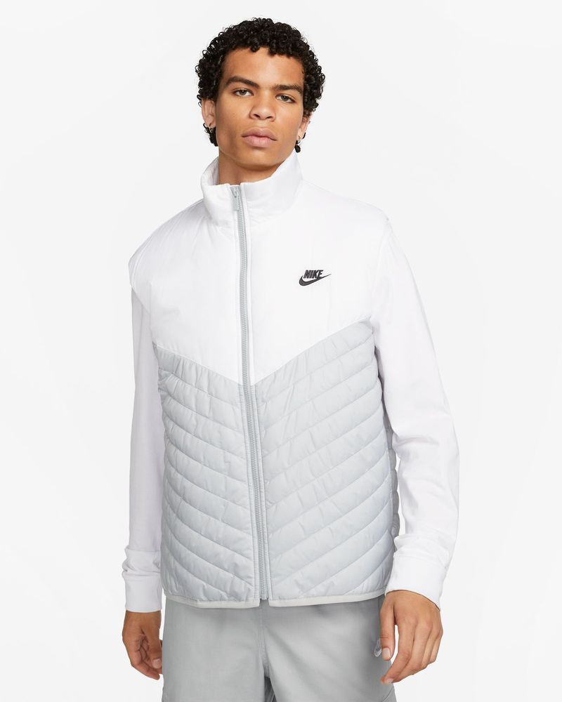 Doudoune sans manches Nike Therma-FIT Gris & Blanc pour homme