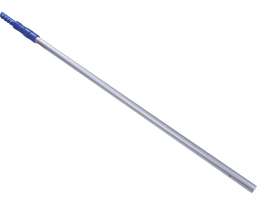 3-delige telescopische paal, uitschuifbaar van 120 tot 360 cm, aluminium, blauw