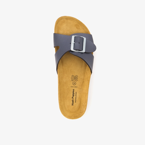 Hush Puppies dames bio slippers grijs