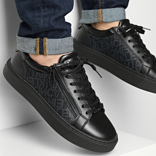 Baskets Low Top Lace Up 1059 Outline Mono Black