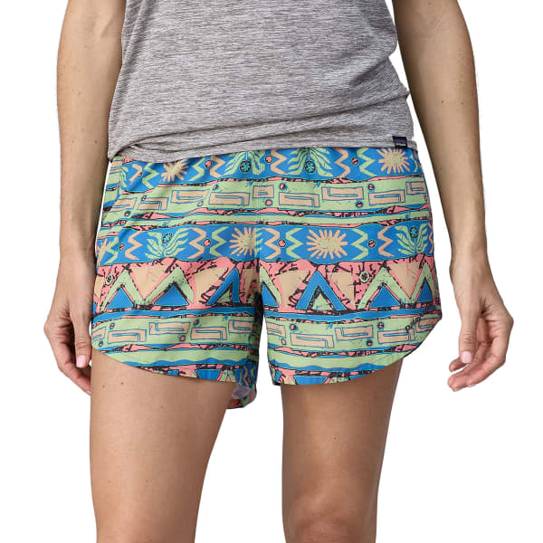 Short trail PATAGONIA W'S TRAILFARER SHORTS 4 1/2 HIGH HOPES GEO: SALAMANDER GREEN