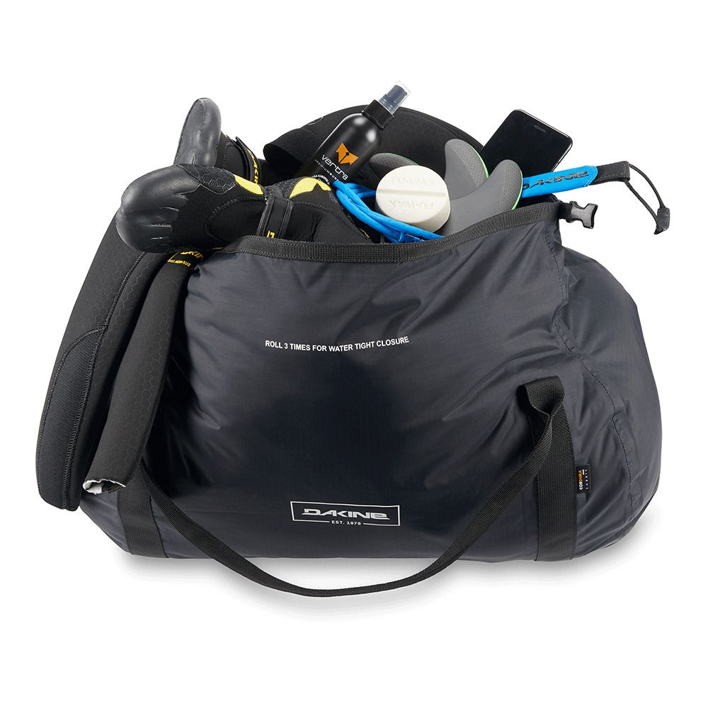 Dakine PACKABLE ROLLTOP DRY DUFFLE 40L - Sac de sport black