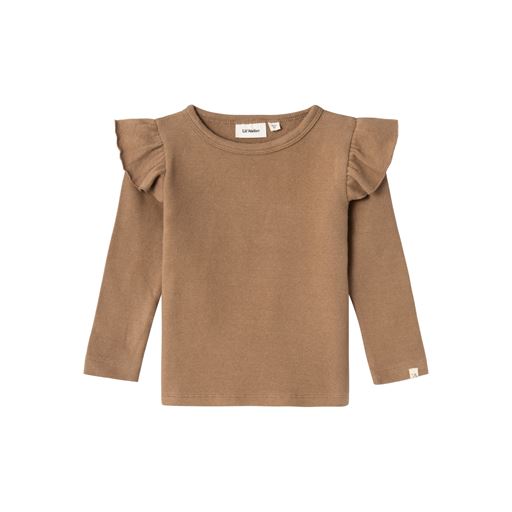 Lil' Atelier Thoro Bluse, Woodsmoke, 92 cm