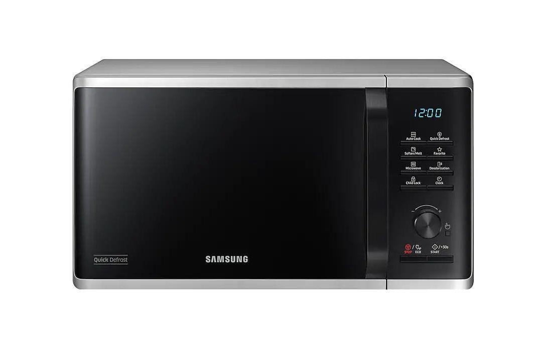 Mikrowelle MS23K3515AS/SW schwarz/silbern<br>800 W-Mikrowelle