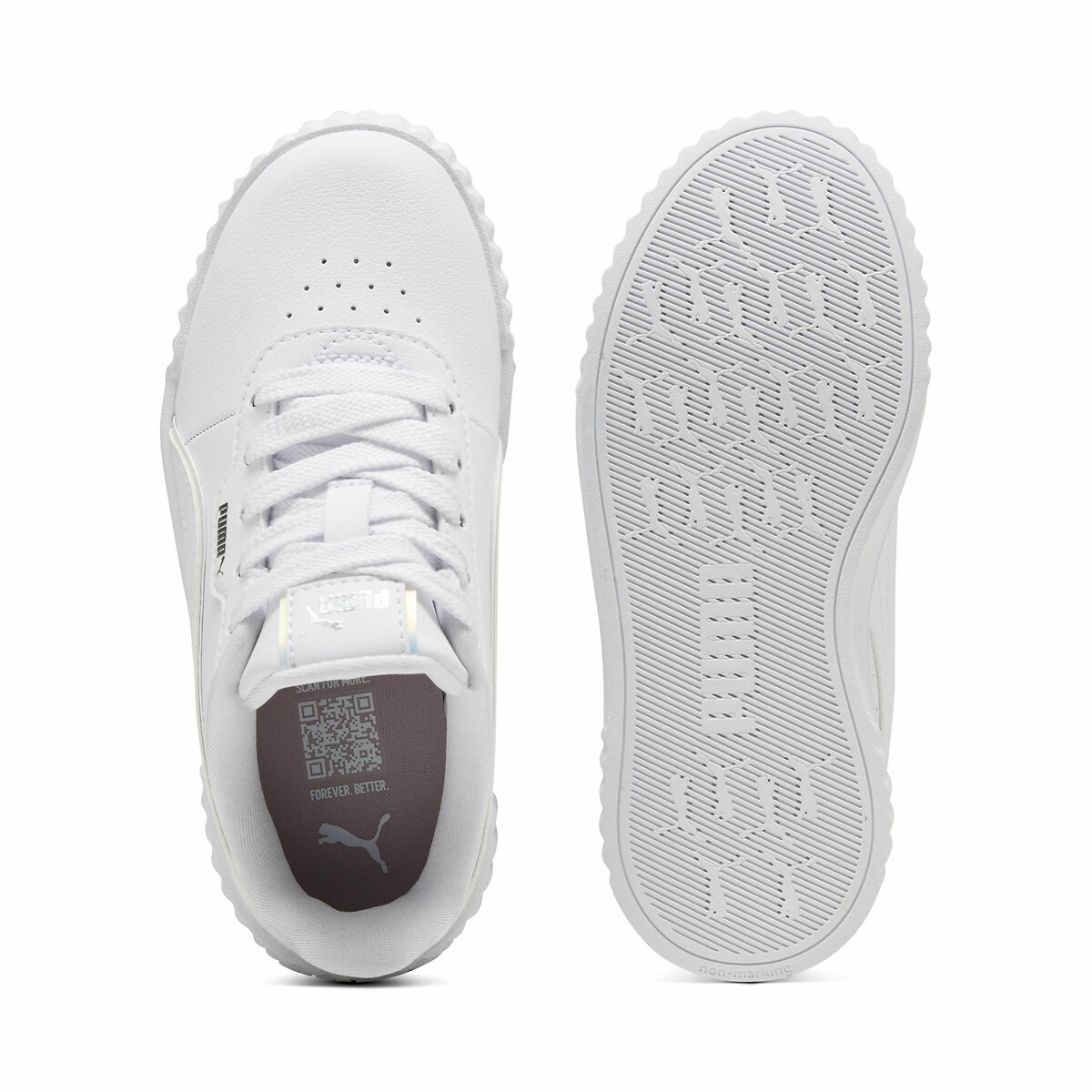 Tênis de couro PUMA Carina 3.0 Holo 2.0