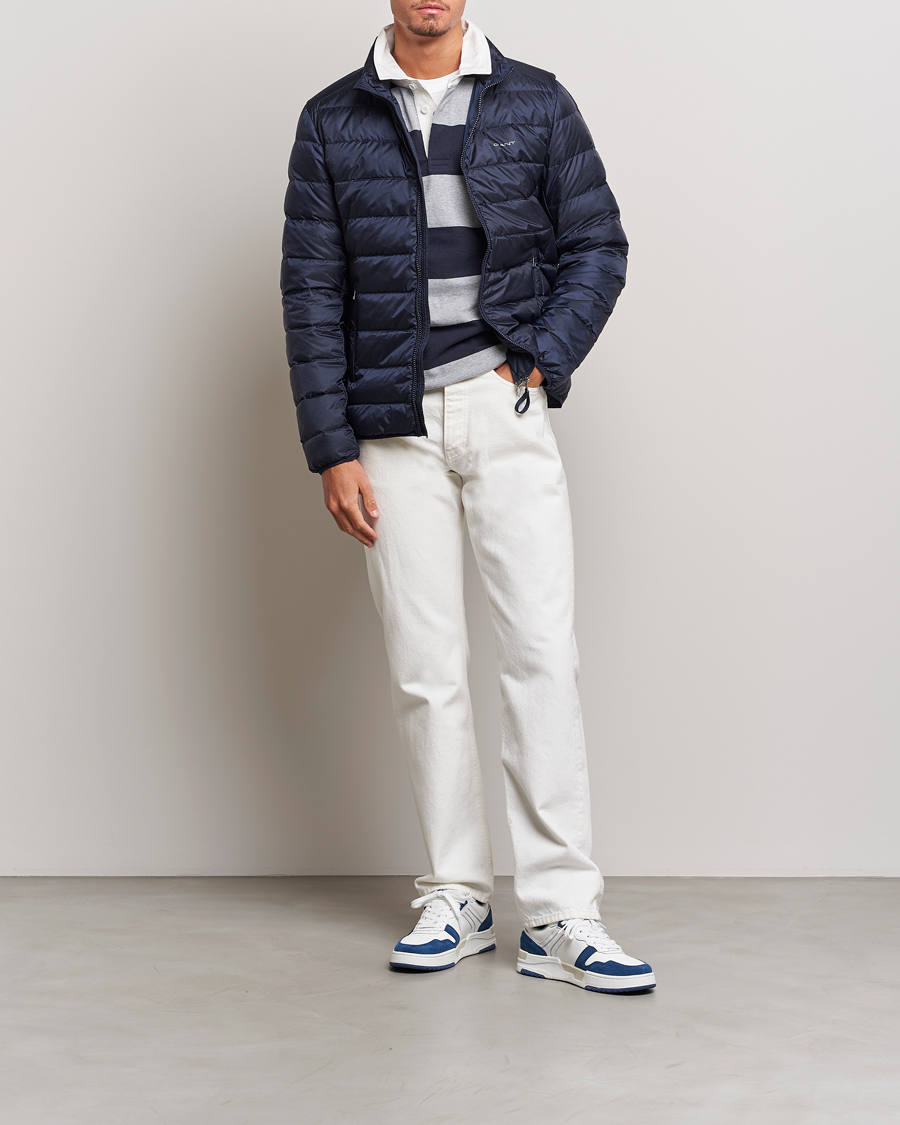 GANT The Light Down Jacket Evening Blue