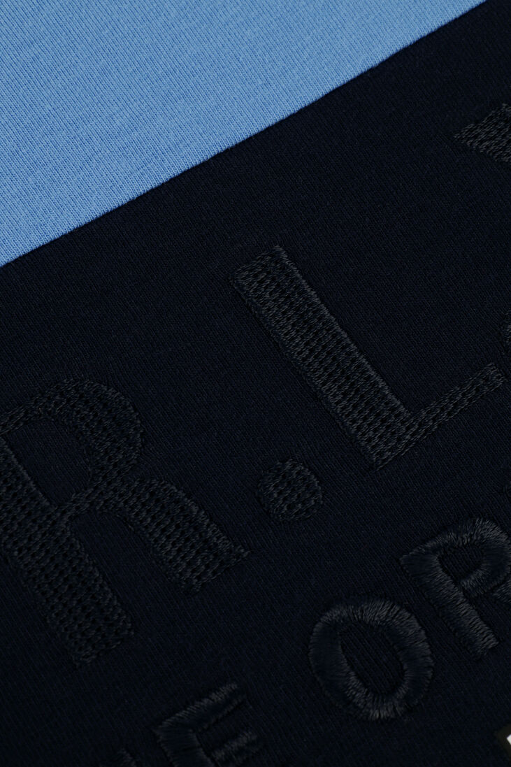 RELLIX blauwe rellix t-shirt t-shirt ss colorblock rellix