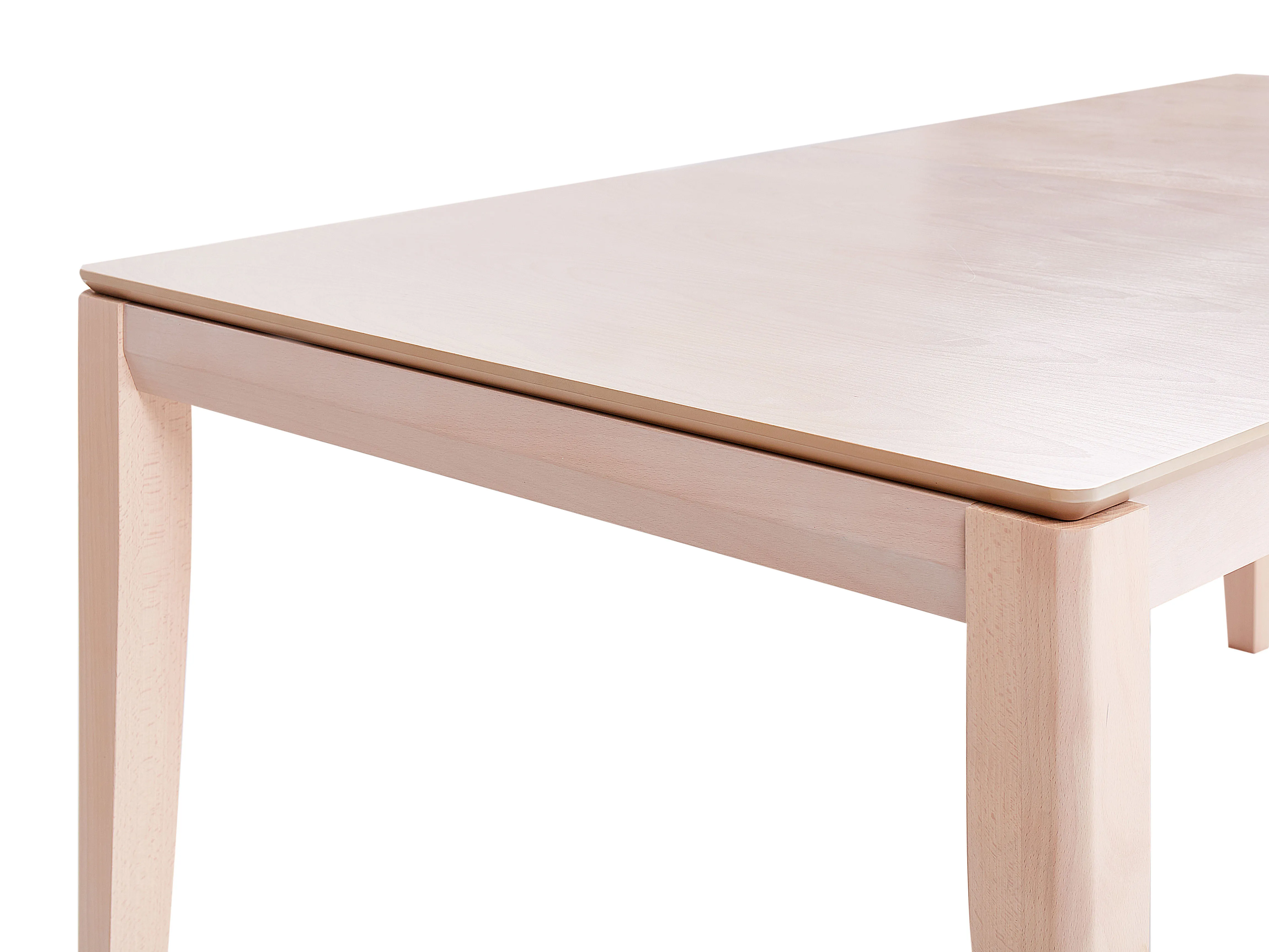 Eettafel uitschuifbaar CROSBY Licht beukenhout 90 cm 180/240 cm