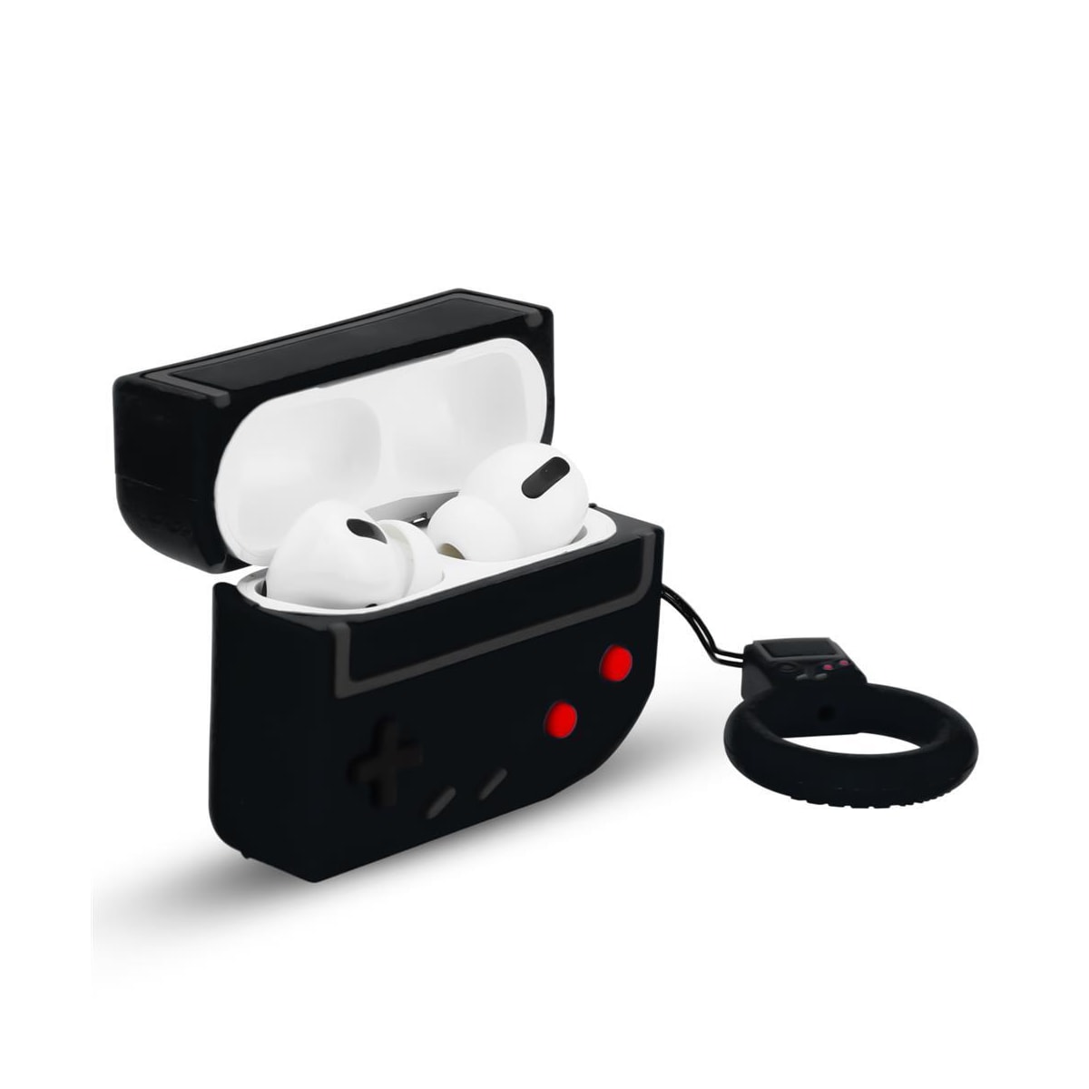 TPU AirPod etui Veske (svart)