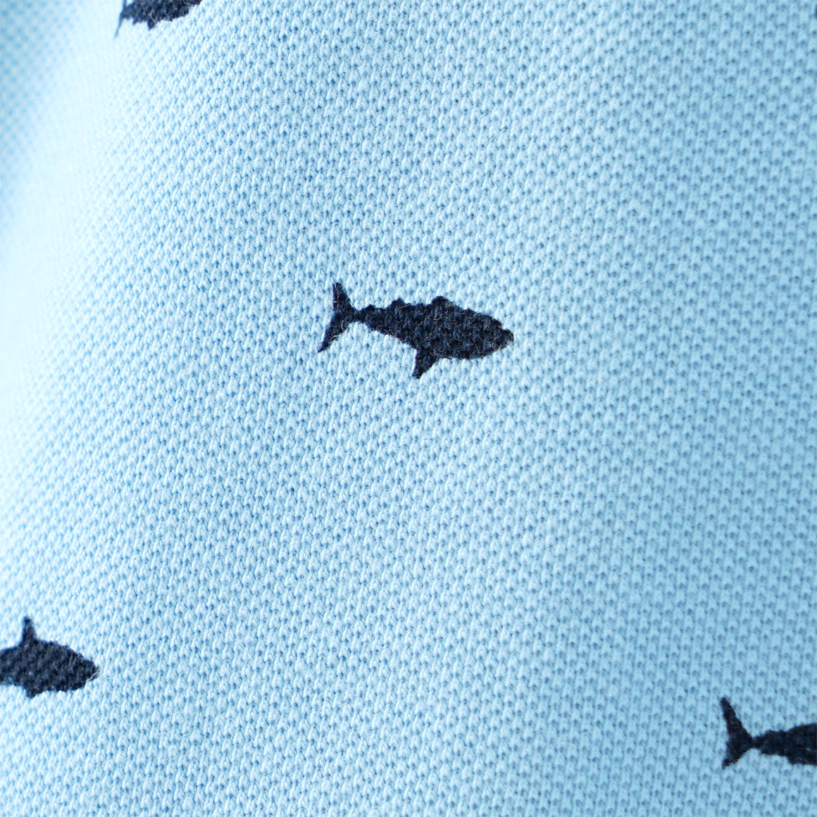 Topolino Jungen T-Shirt mit Hai-Allover hellblau / dunkelblau