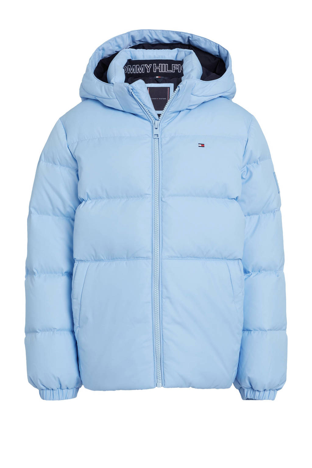 Tommy Hilfiger gewatteerde winterjas ESSENTIALlichtblauw