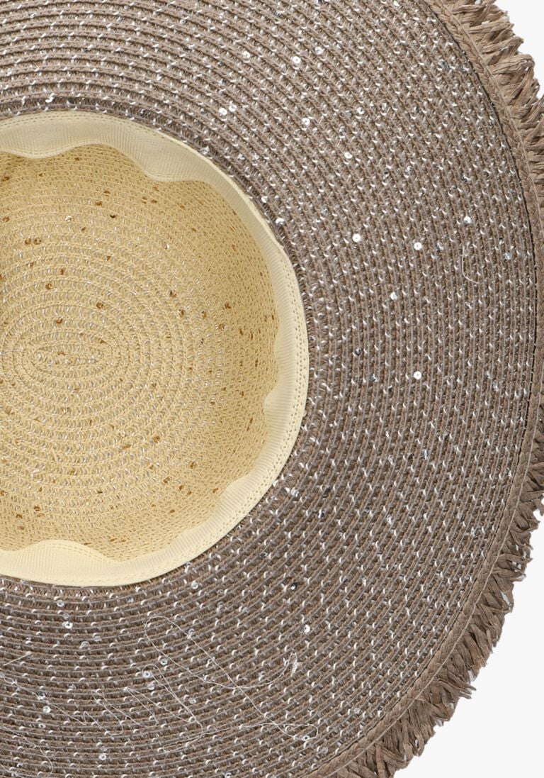 LIU JO beige liu jo hoed sequins hat