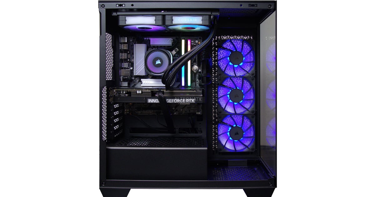 ALTERNATEThunderstorm Starter Ultra 5 - RTX 5060 Ti iCue Edition gaming pc  (Zwart | Core Ultra 5 245KF | RTX 5060 Ti | 32 GB | 2 TB SSD)
