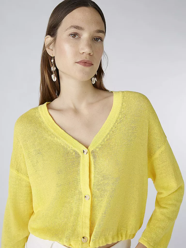 OUÍ Cardigan gelb