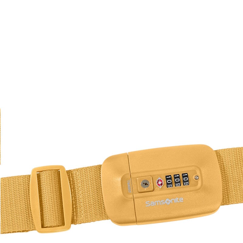 Samsonite TA Revolution Luggage Strap/TSA Lock Yellow