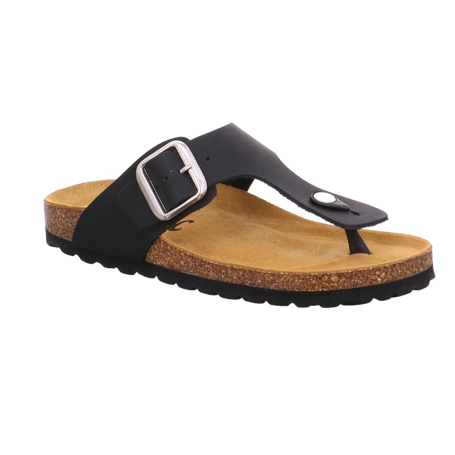 BIOLife Bio-Zehentrenner Schwarz Leder