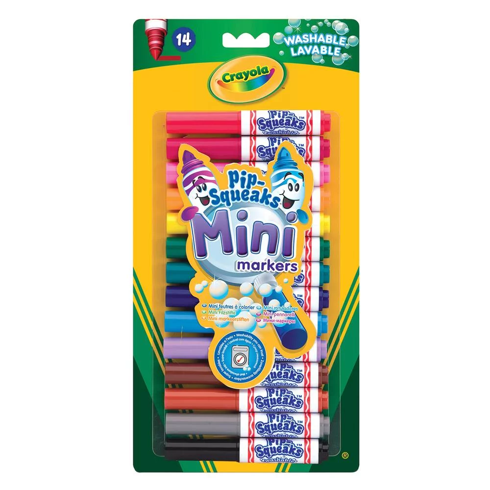 CRAYOLA - 14 MINI FEUTRES A COLORIER