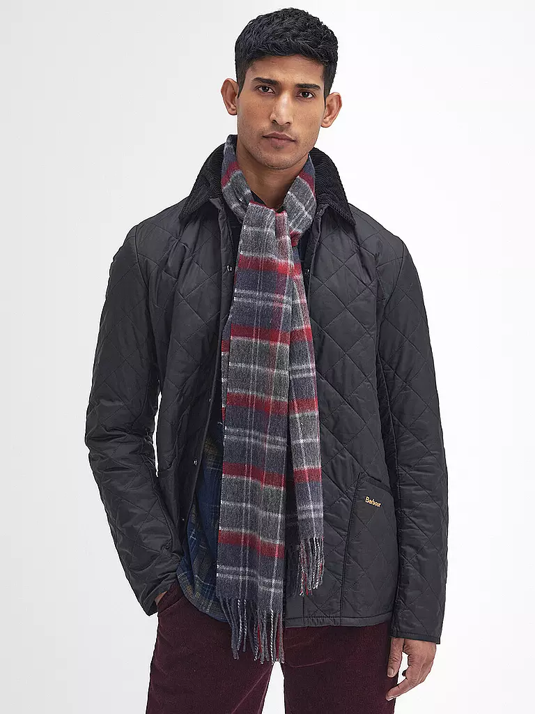 BARBOUR Schal grau