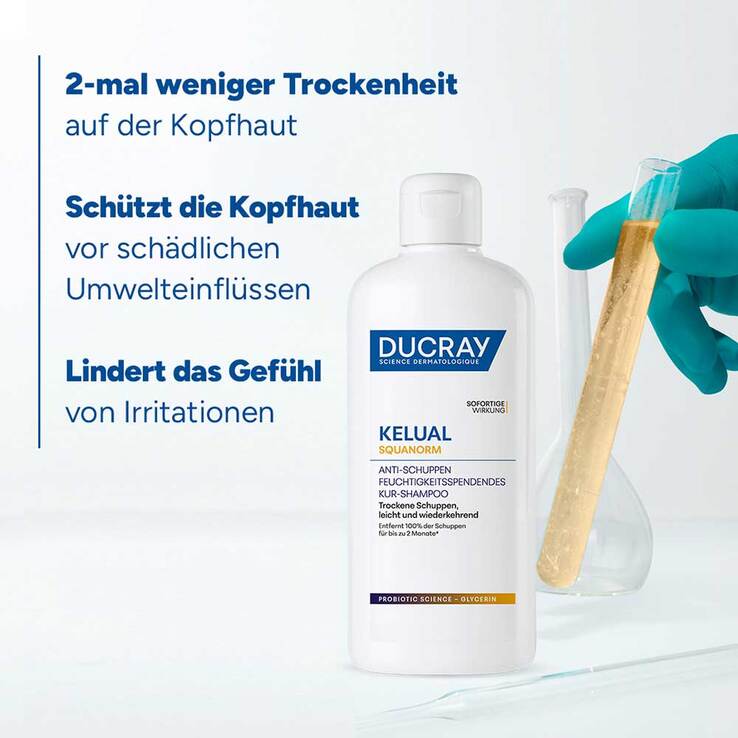 Ducray Kelual Squanorm Anti-Schuppen Shampoo trocken, 400 ml
