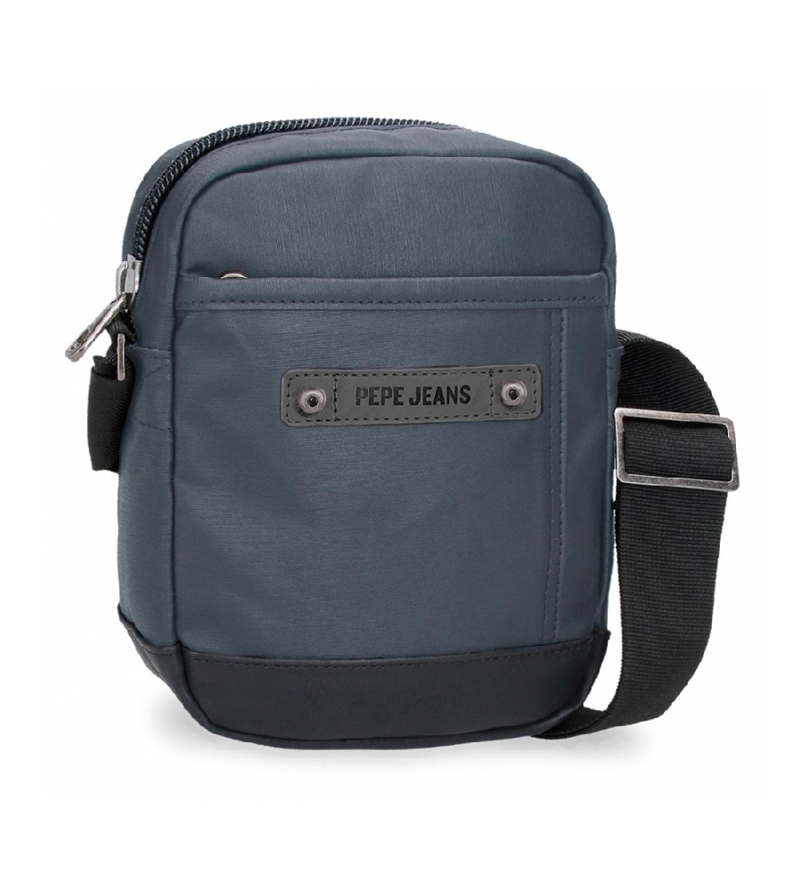 Bolsa de ombro pequena Pepe Jeans Hatfield, azul marinho