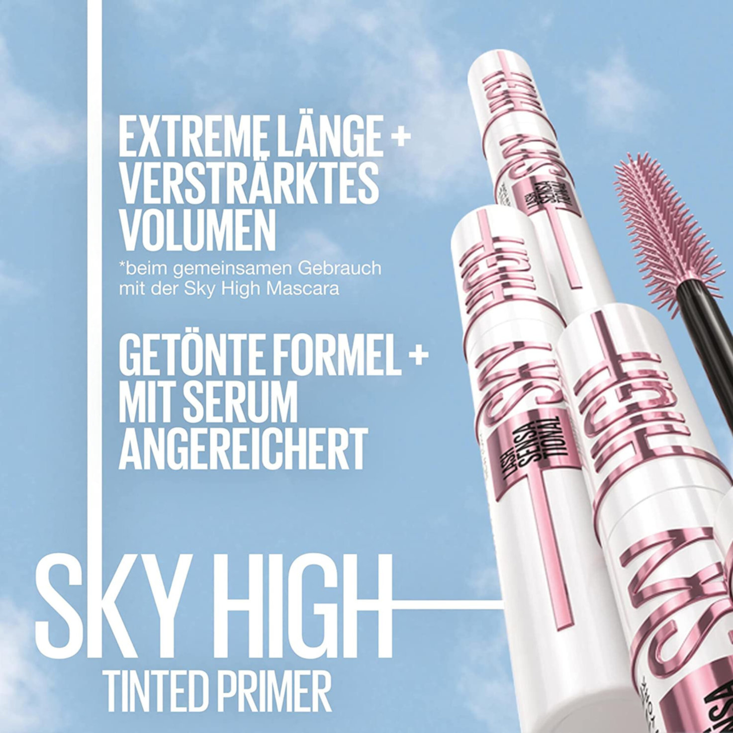 Maybellin NY Mascara Lash Sens Sky Highs Primer