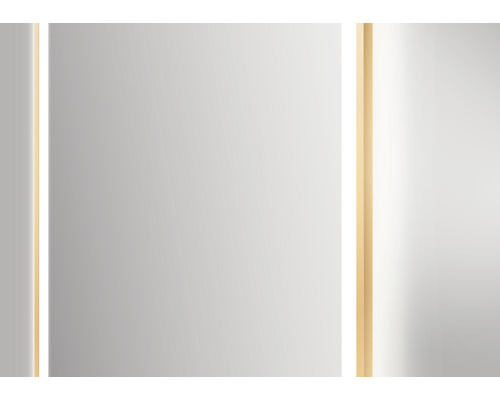 LED-lichtspiegel Chrystal Juno 2.0 goud 45 x 75 cm