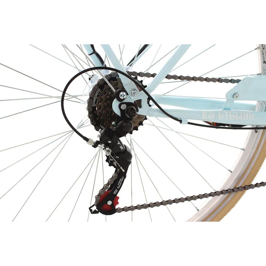 KS Cycling Cityrad 6-Gänge Damenfahrrad Casino 28 Zoll Blau