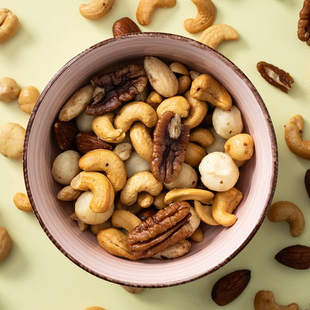 Macadamia notenmix gebrand ongezouten