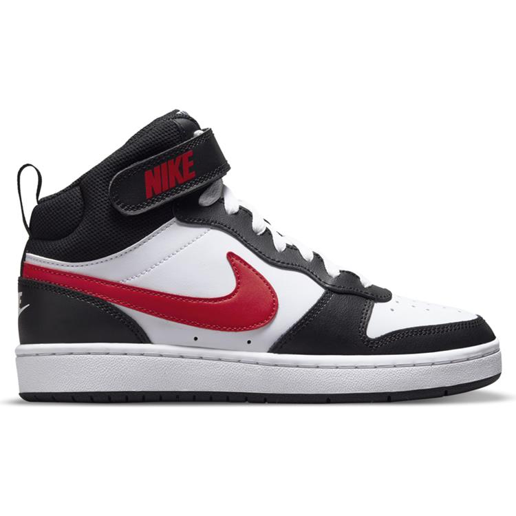 COURT BOROUGH MID 2 BG WHITE-UNIVERSITY-RED-WHITE-BLA