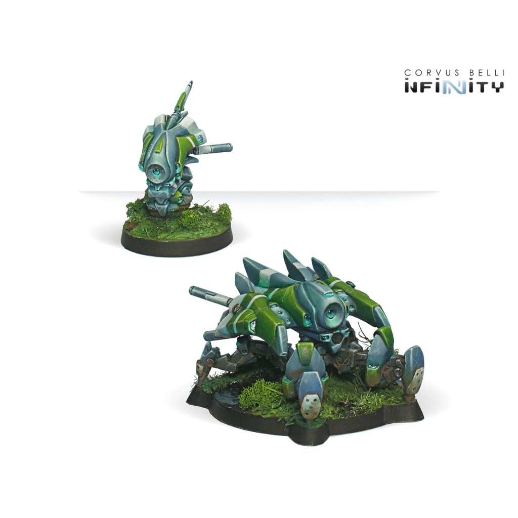 Infinity - PanOceania - Armbots: Peacemaker & Auxbot