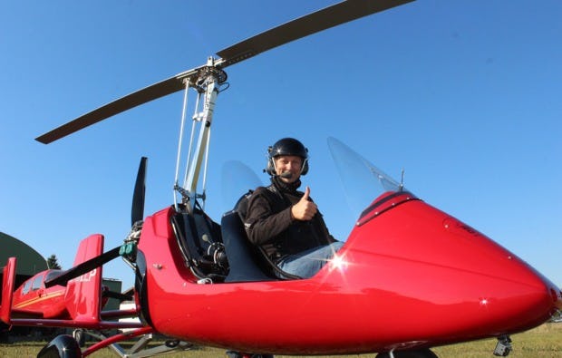 Tragschrauber Rundflug Grube