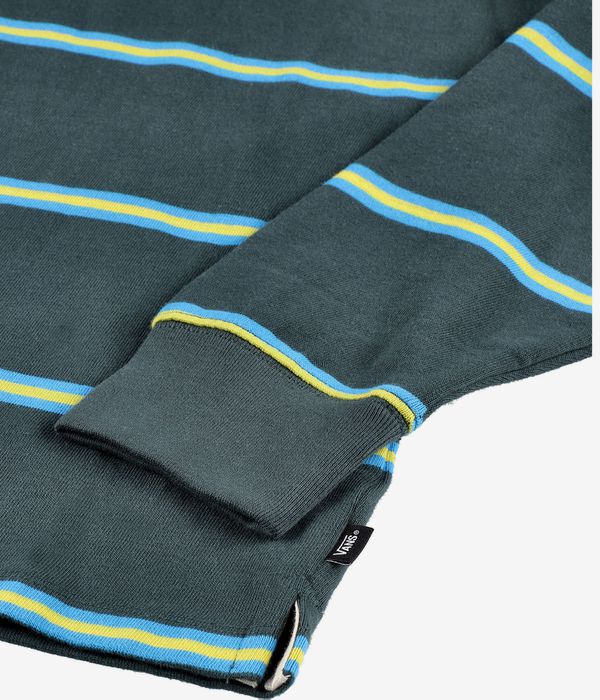 Vans Gatewood Rugby Stripe Sweatshirt (green gables)