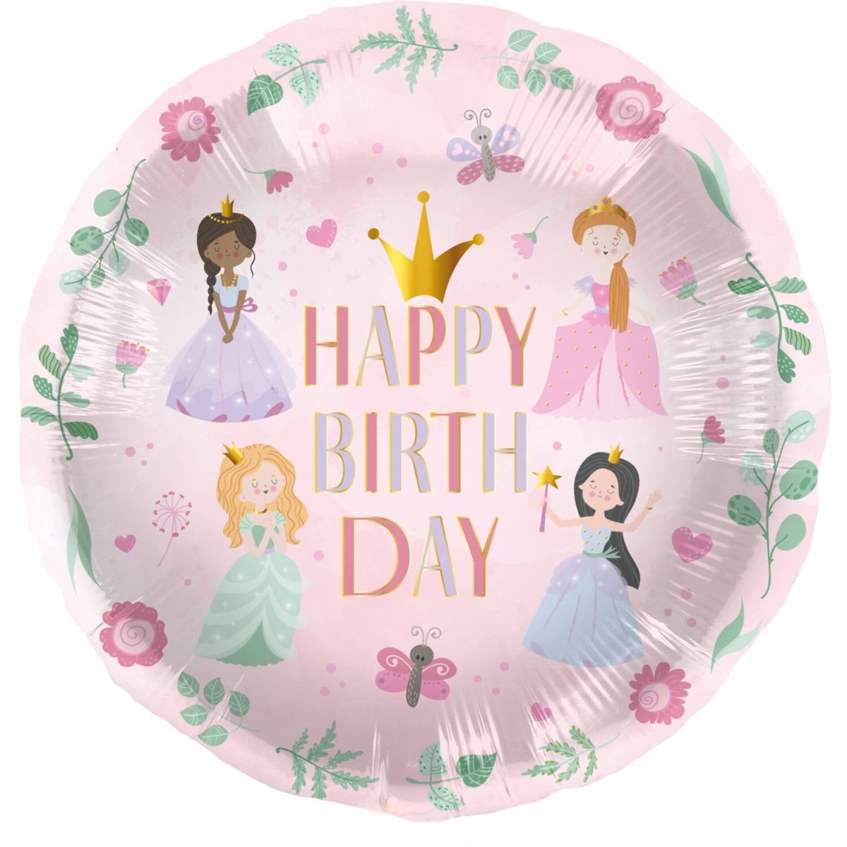 Prinsessen Helium Ballon Leeg 45cm