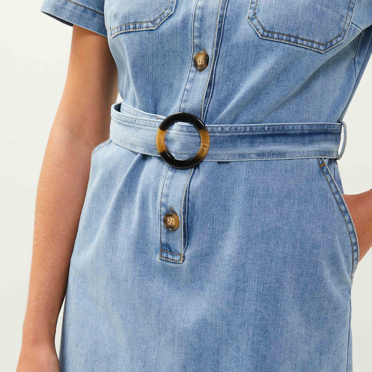 Robe denim femme