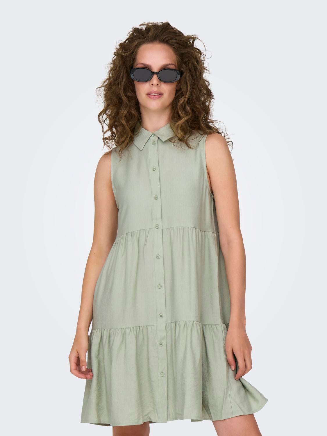JDYSILAS Midikleid Desert Sage