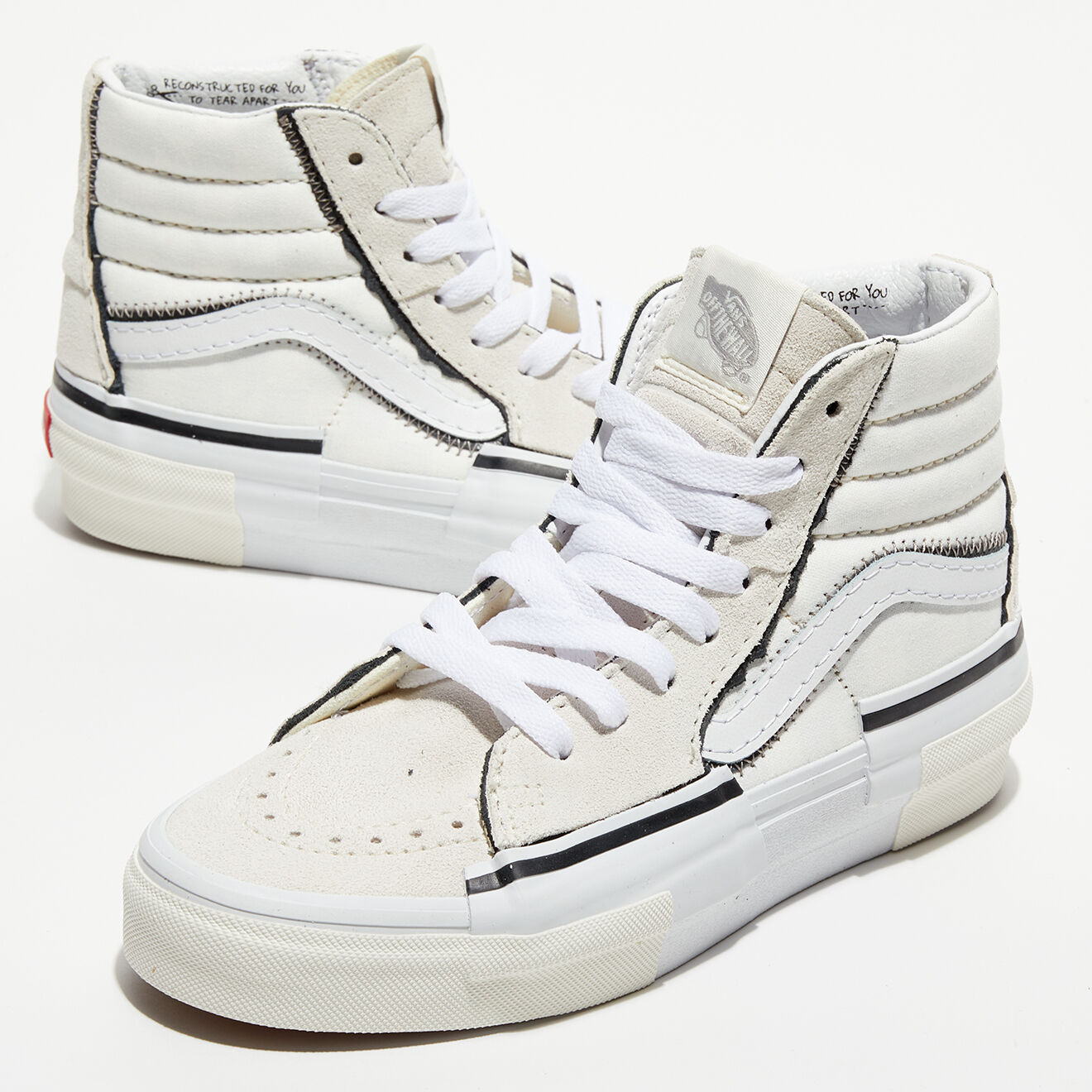Vans Baskets SK8-Hi Reconstruct écrues