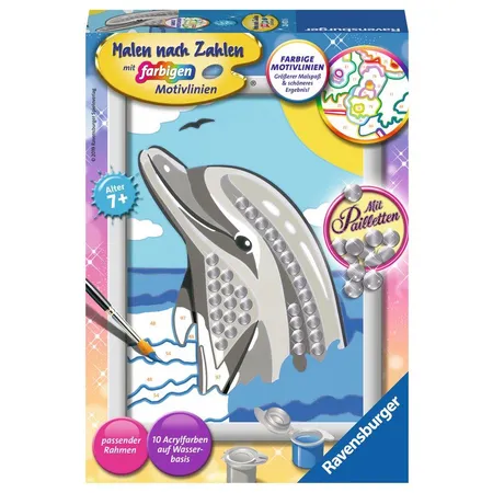 Ravensburger Malen nach Zahlen Delfin
