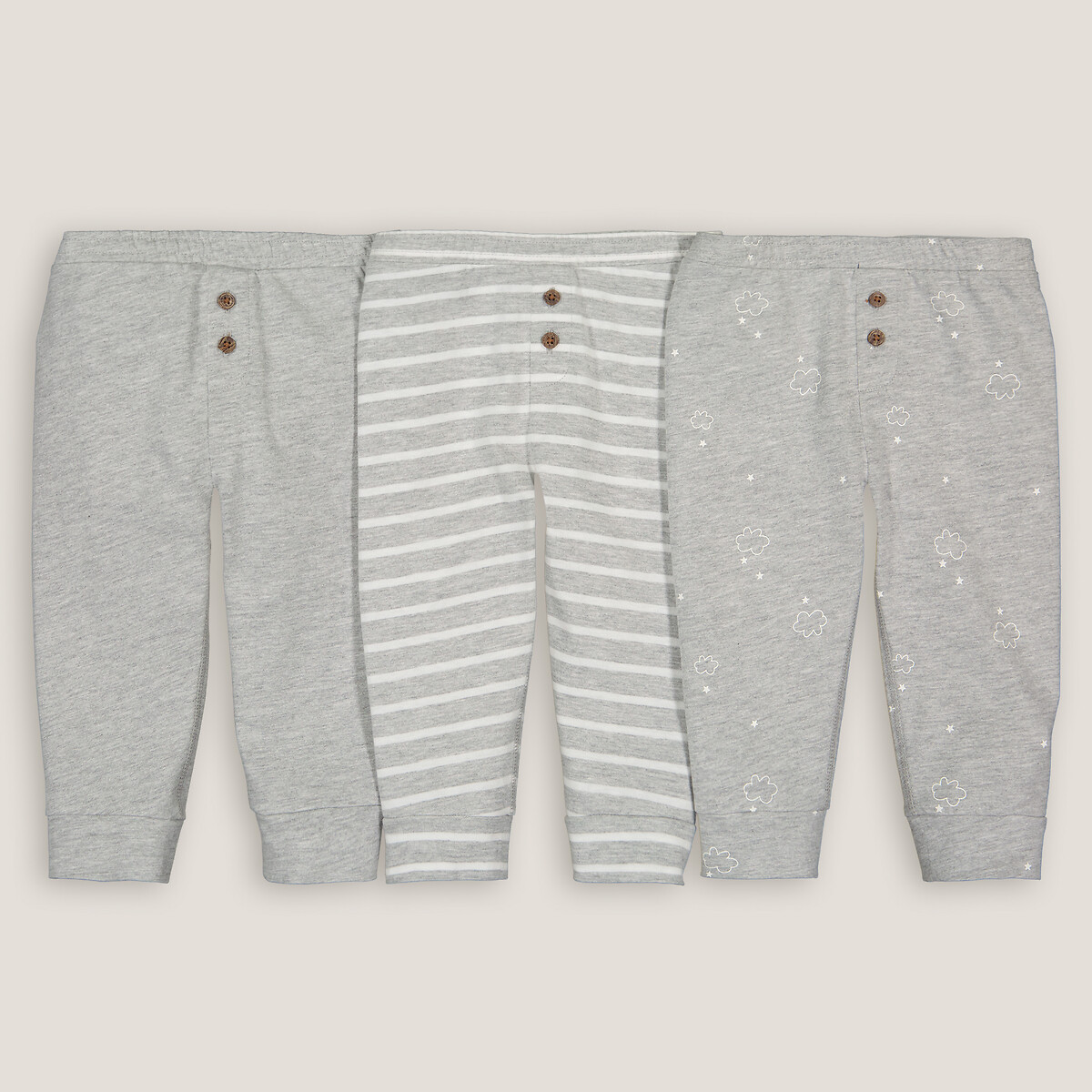 COLEÇÃO LA REDOUTE<br>Conjunto de 3 leggings